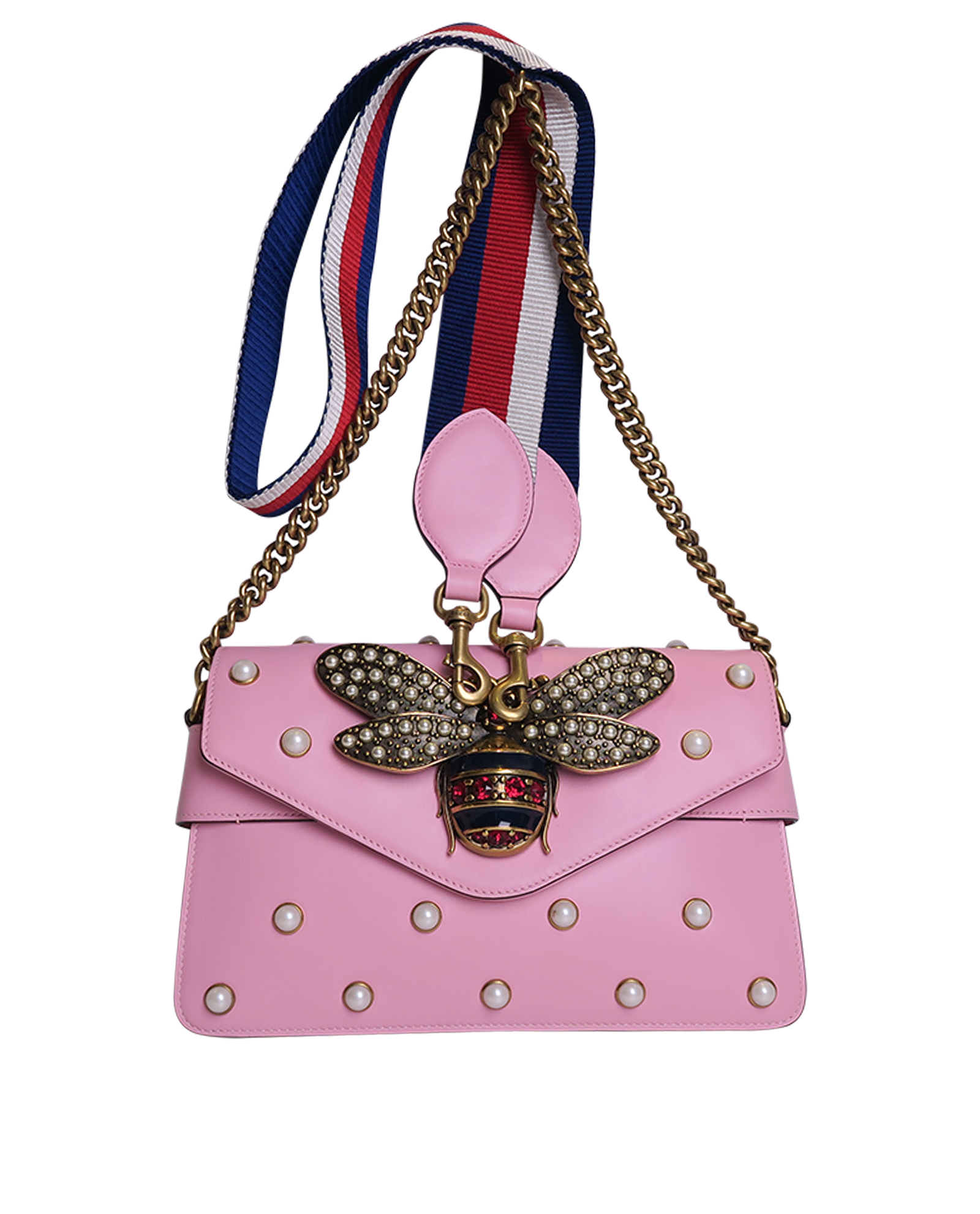 Gucci bee bag pink on sale